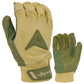 Anarchy Grindstone Short Cuff Batting Glove - Tan/OD Green – Product View | Smash It Sports | leather, pro