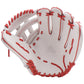 Anarchy Kip Leather Premium Softball Fielding Glove - AFG003 (White/Red) - Smash It Sports