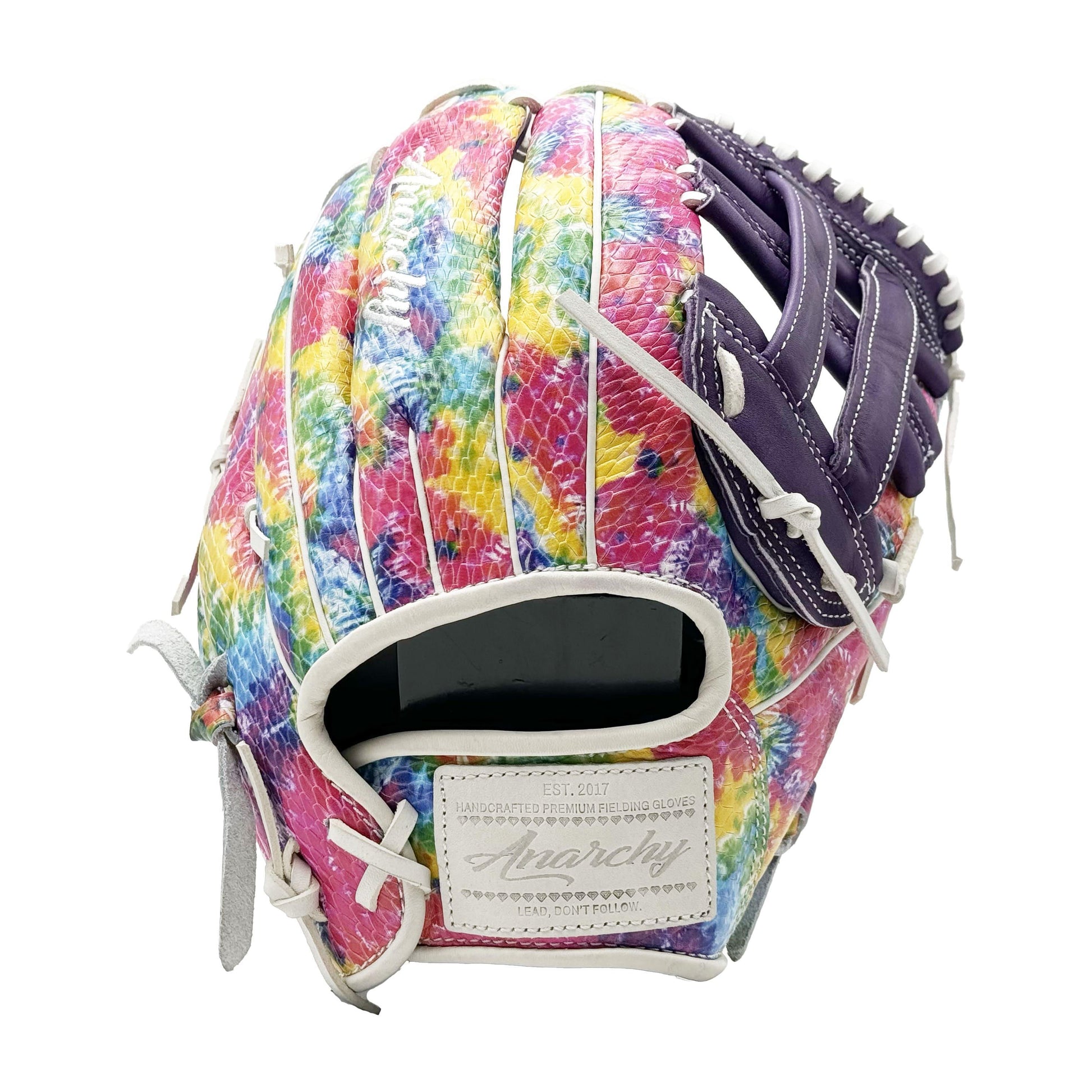 Anarchy Kip Leather Premium Softball Fielding Glove - AFG007 (Tie-Dye) - Smash It Sports