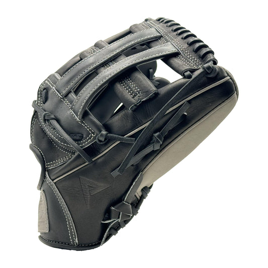 Anarchy Kip Leather Premium Softball Fielding Glove - AFG009 (Black/Grey) - Smash It Sports