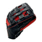 Anarchy Kip Leather Premium Softball Fielding Glove - AFG010 (Black/Red) - Smash It Sports
