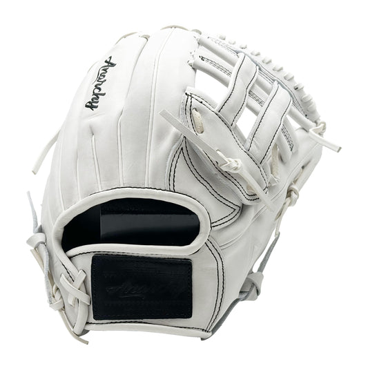 Anarchy Kip Leather Premium Softball Fielding Glove - AFG011 (Whiteout) – Product View | Smash It Sports | leather, kip, pro