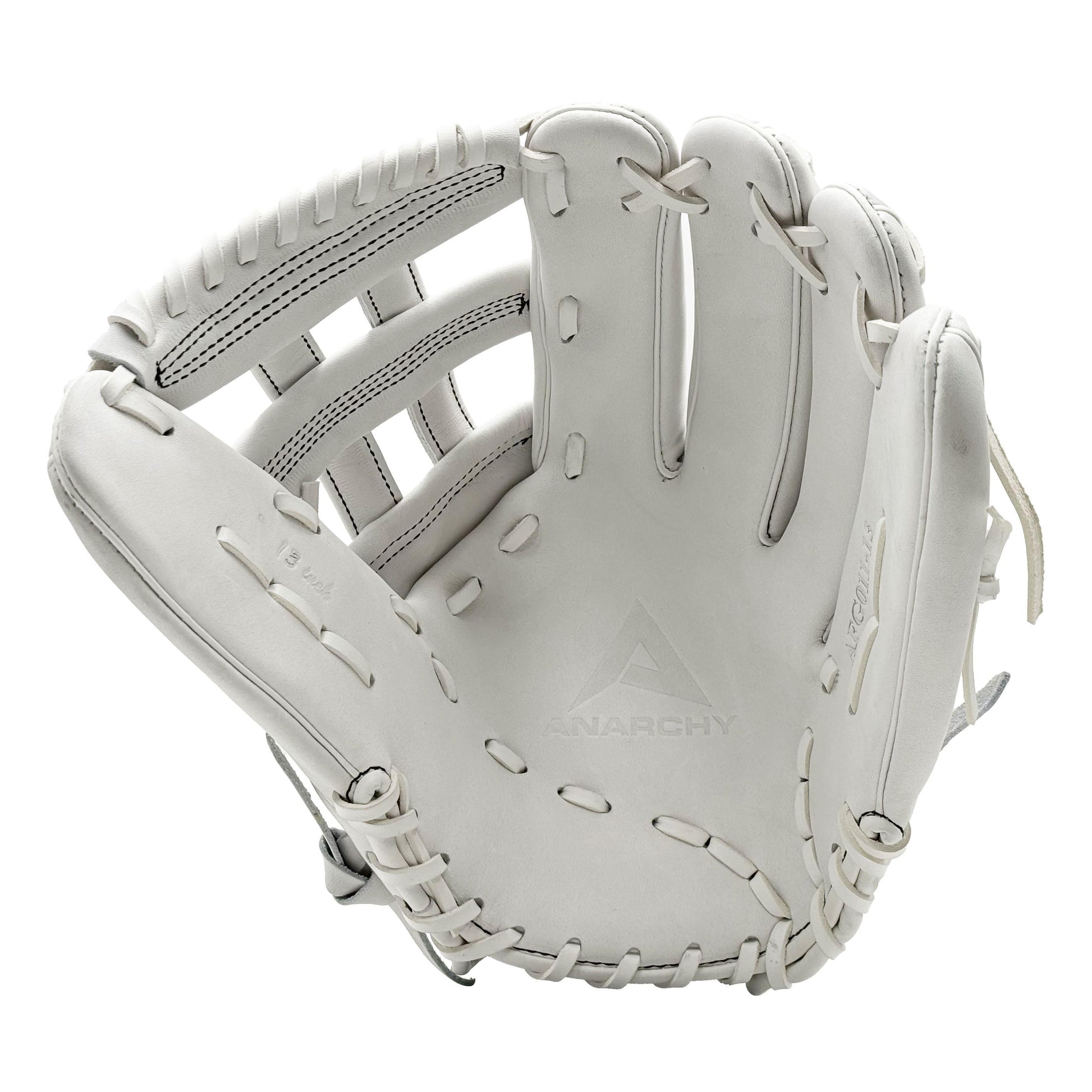 Anarchy Kip Leather Premium Softball Fielding Glove - AFG011 (Whiteout) - Smash It Sports