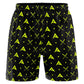 Anarchy Mesh Shorts - Black/Volt - Smash It Sports
