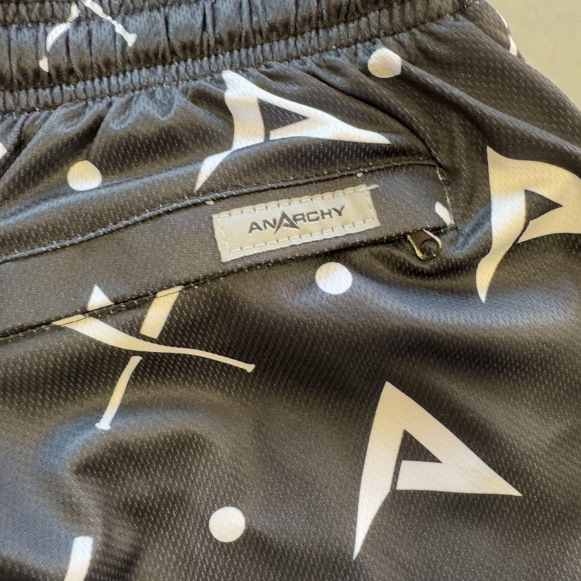 Anarchy Mesh Shorts - Black/White - Smash It Sports
