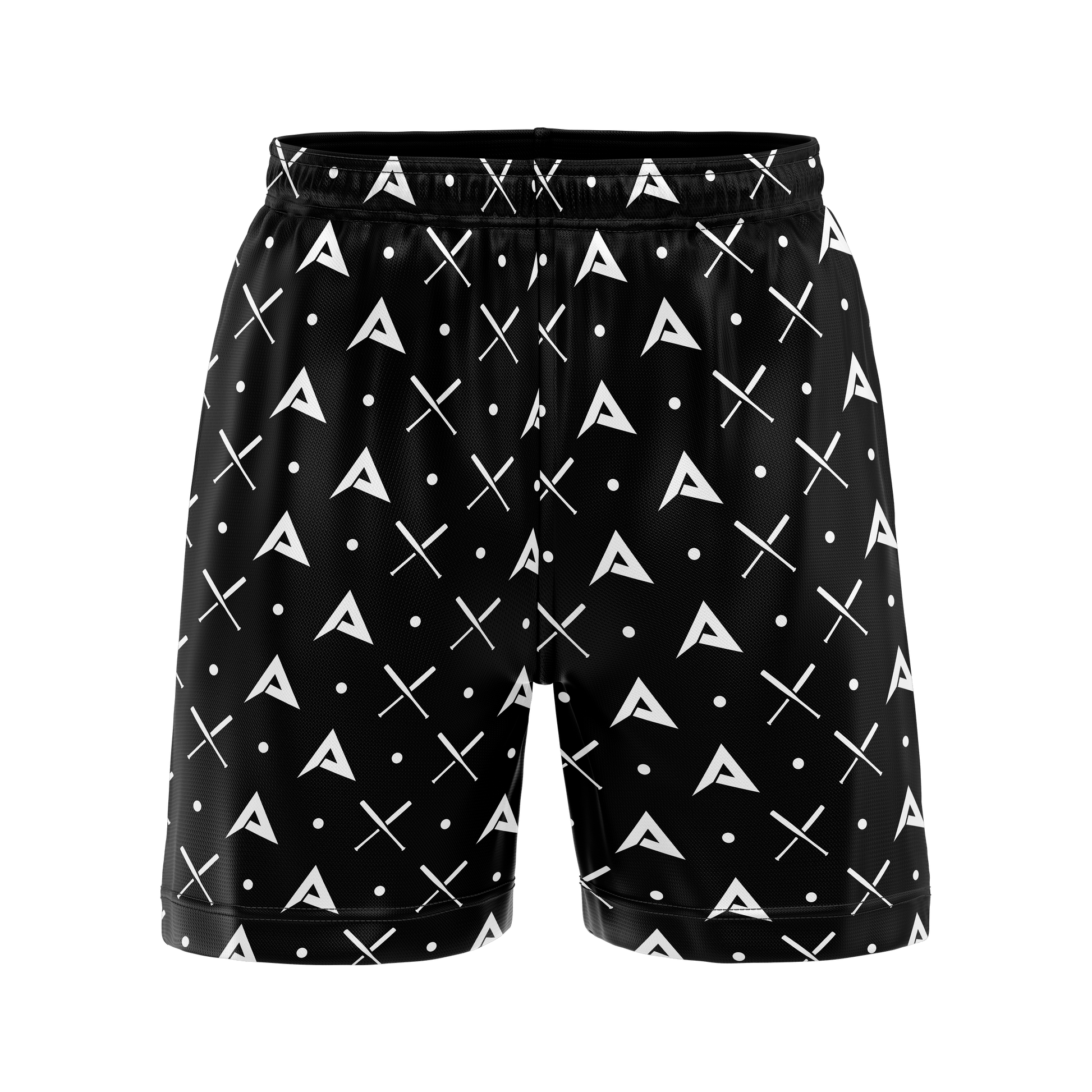 Anarchy Mesh Shorts - Black/White - Smash It Sports