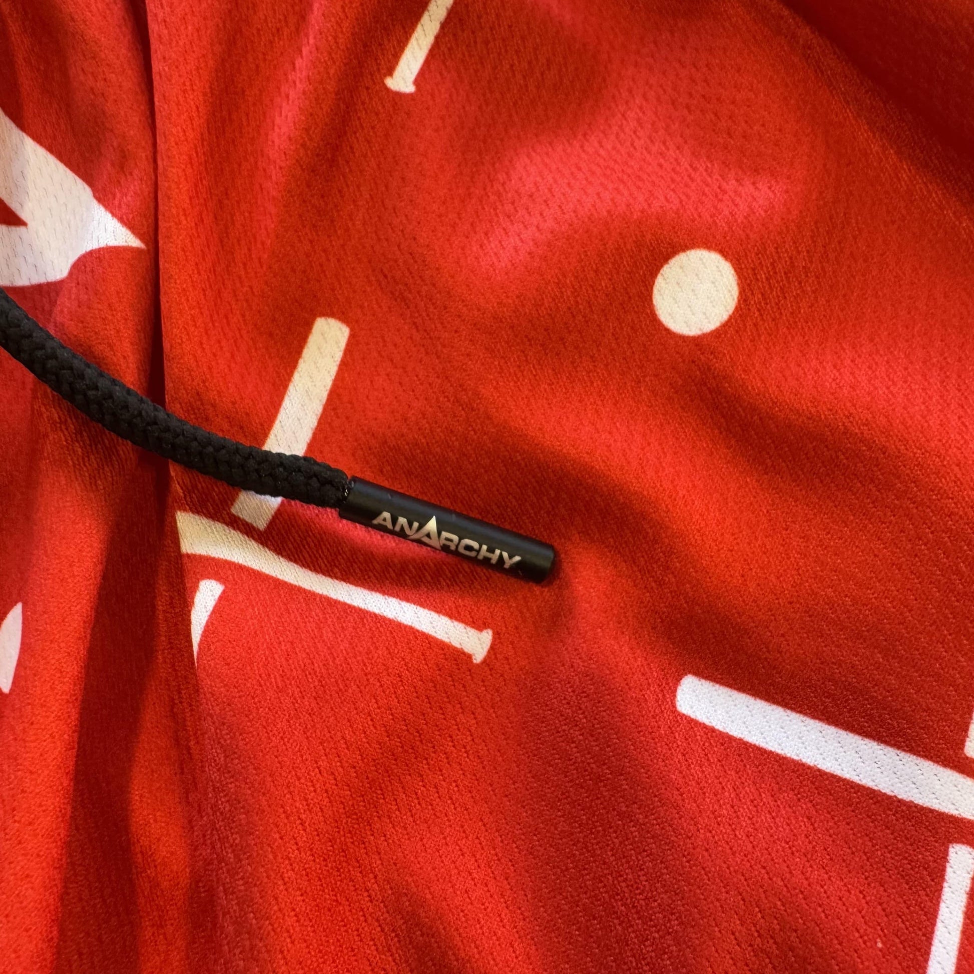 Anarchy Mesh Shorts - Red/White - Smash It Sports