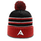 Anarchy New Logo Beanie #134 with Pom (Black/Red/White) – Product View | Smash It Sports