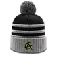 Anarchy Retro Logo Beanie #134 with Pom (Black/Grey/White) – Product View | Smash It Sports