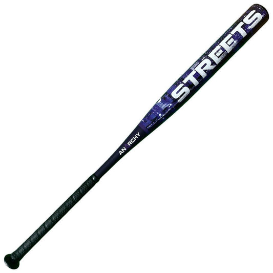 Anarchy Streets (Purple) 1PC 12.5? Barrel 1oz End Load USA/ASA Slowpitch Softball Bat A22ASTRS121-1 – Product View | Smash It