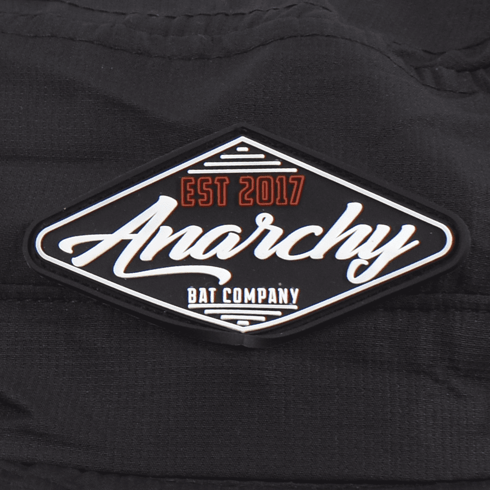 Anarchy Bucket Hat Black with Black Patch
