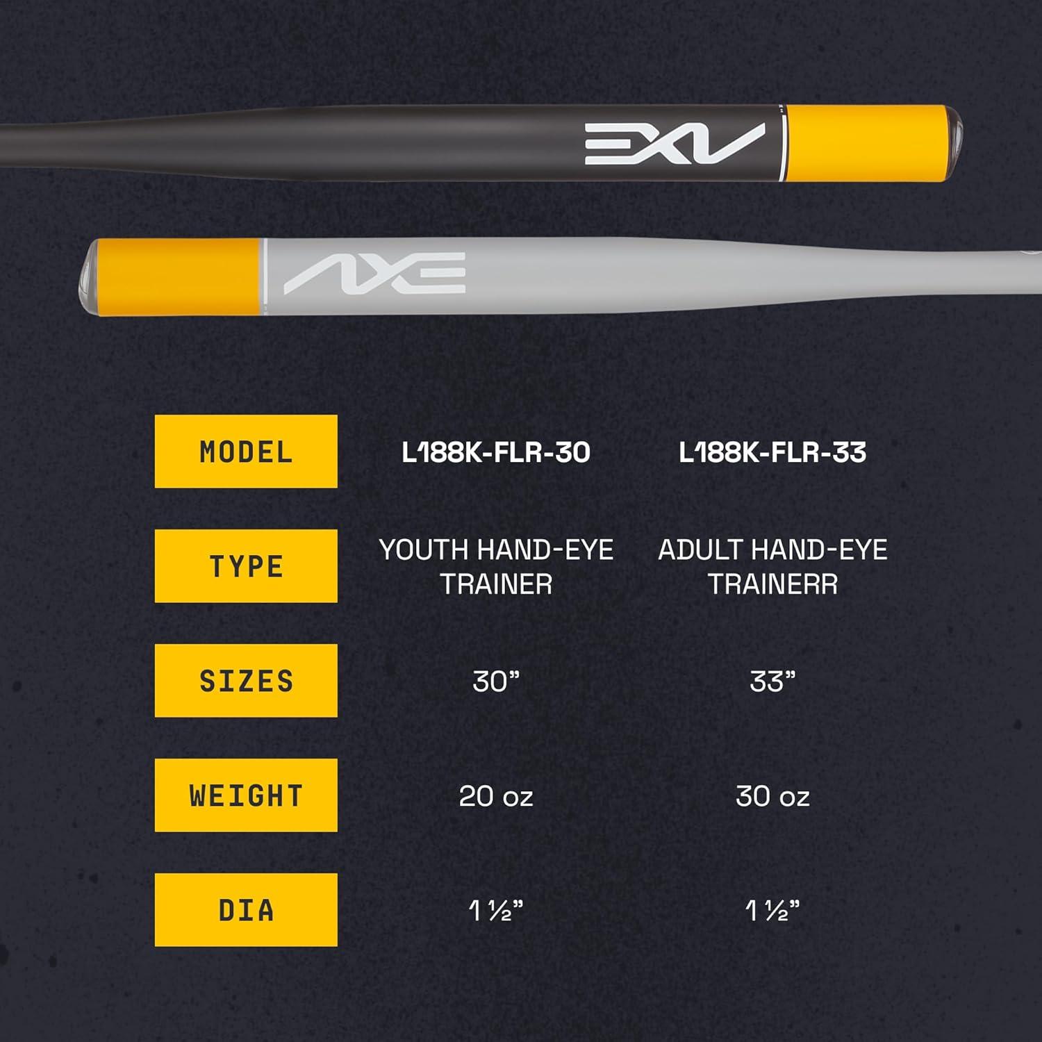 Axe Hand-Eye Training Bats - 1.5" Barrel - Pro – Product View | Smash It Sports | alloy, bbcor