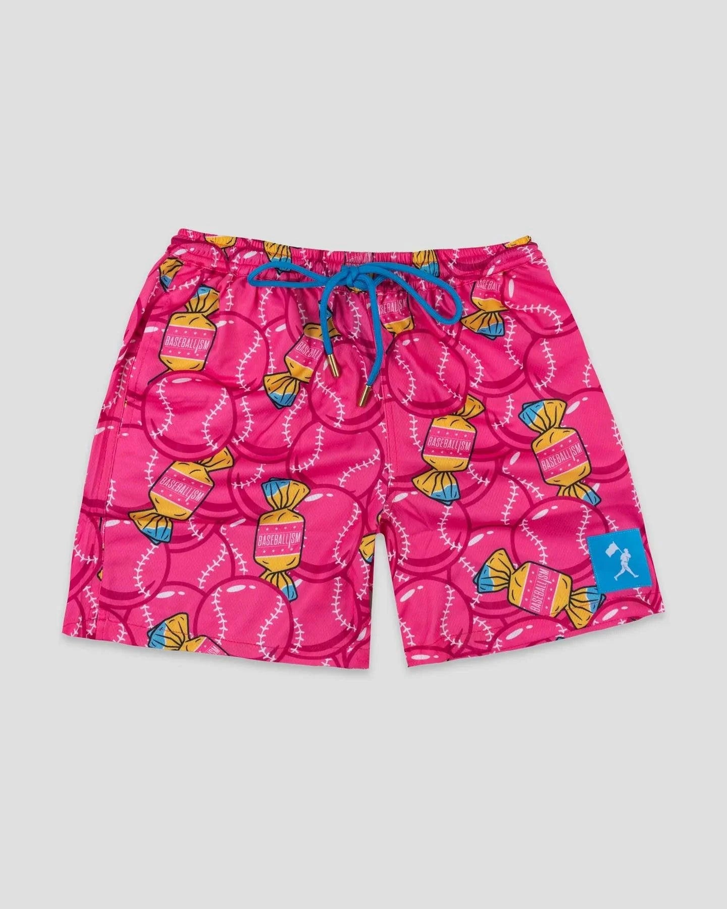 Baseballism Doubles and Bubbles Diamond Air Mesh Shorts - Youth