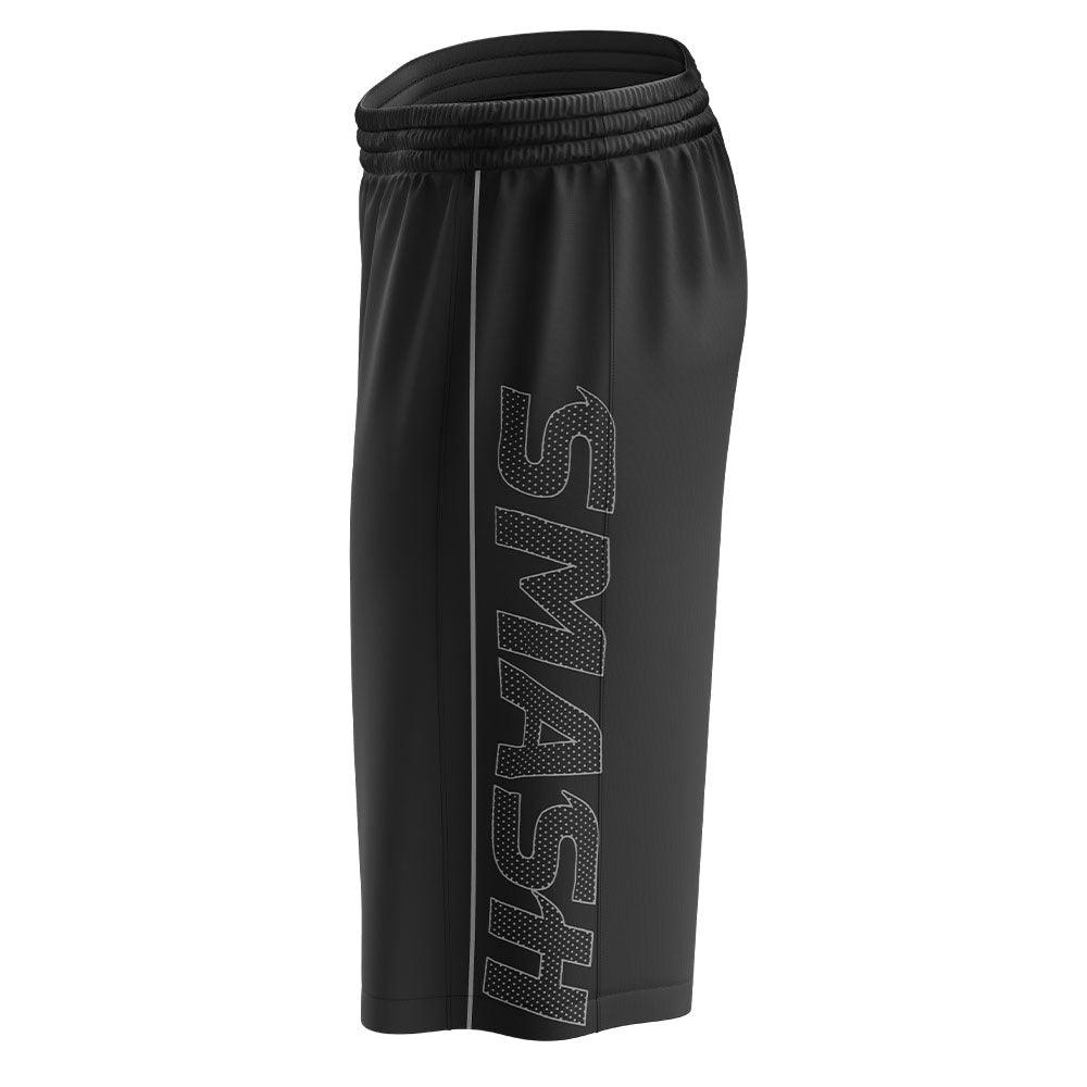 SIS Microfiber Shorts (Black) - Smash It Sports