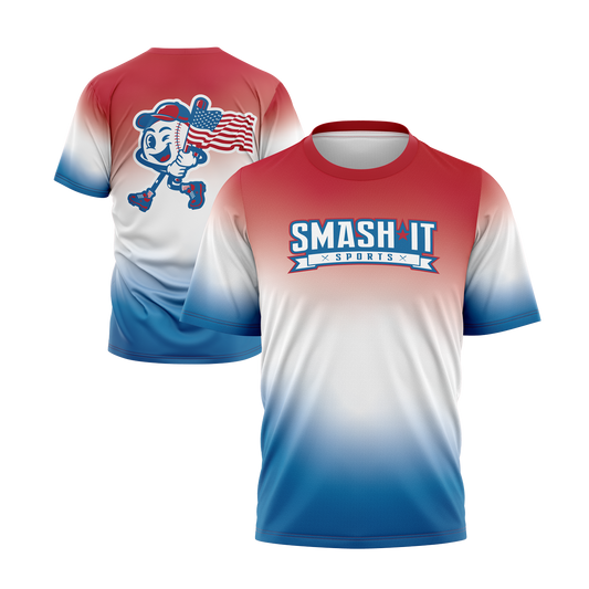 Smash It Sports Short Sleeve Shirt - Freedom Fade – Specs Overview | Smash It Sports | premium