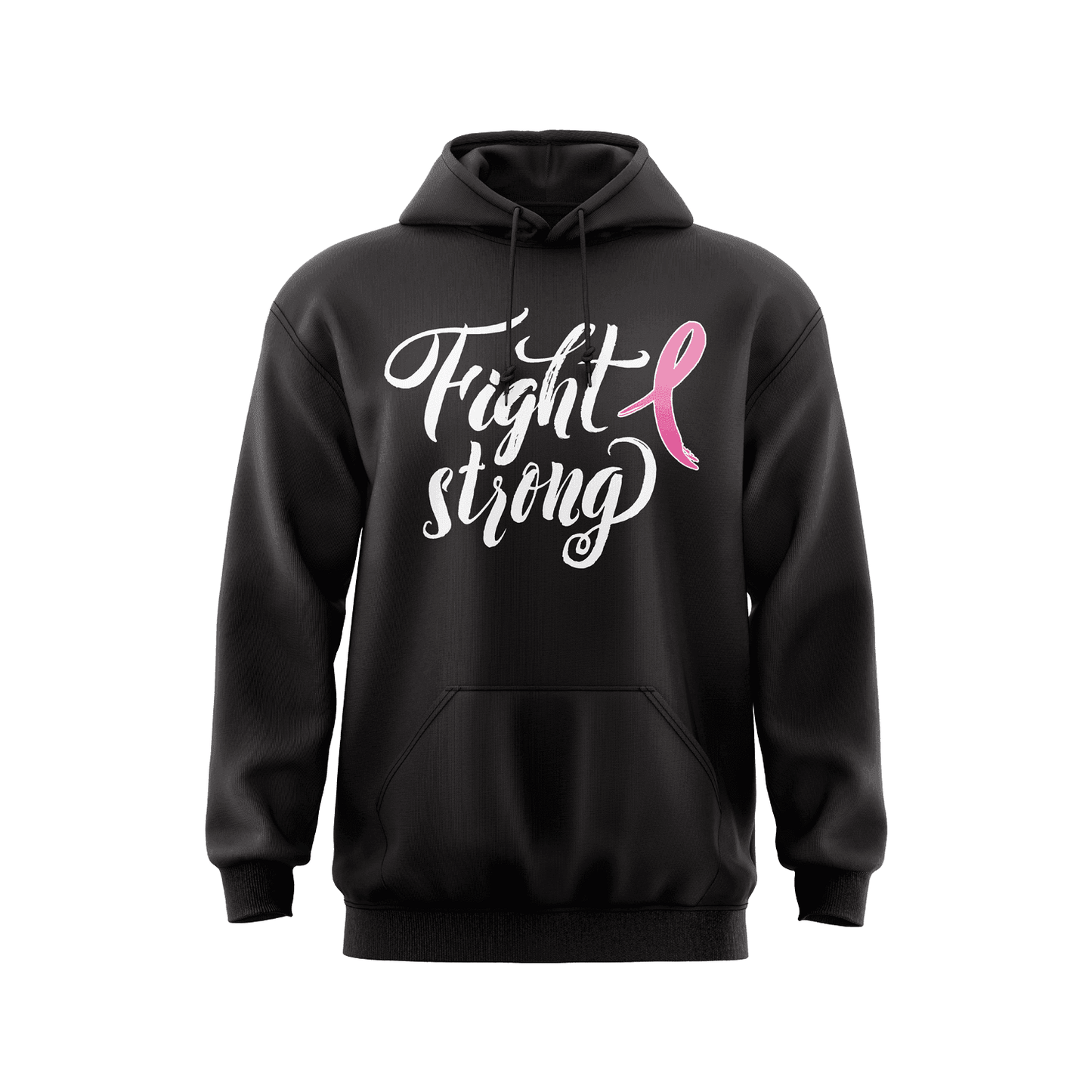 Breast Cancer Awareness Hoodie - Fight Strong - Smash It Sports