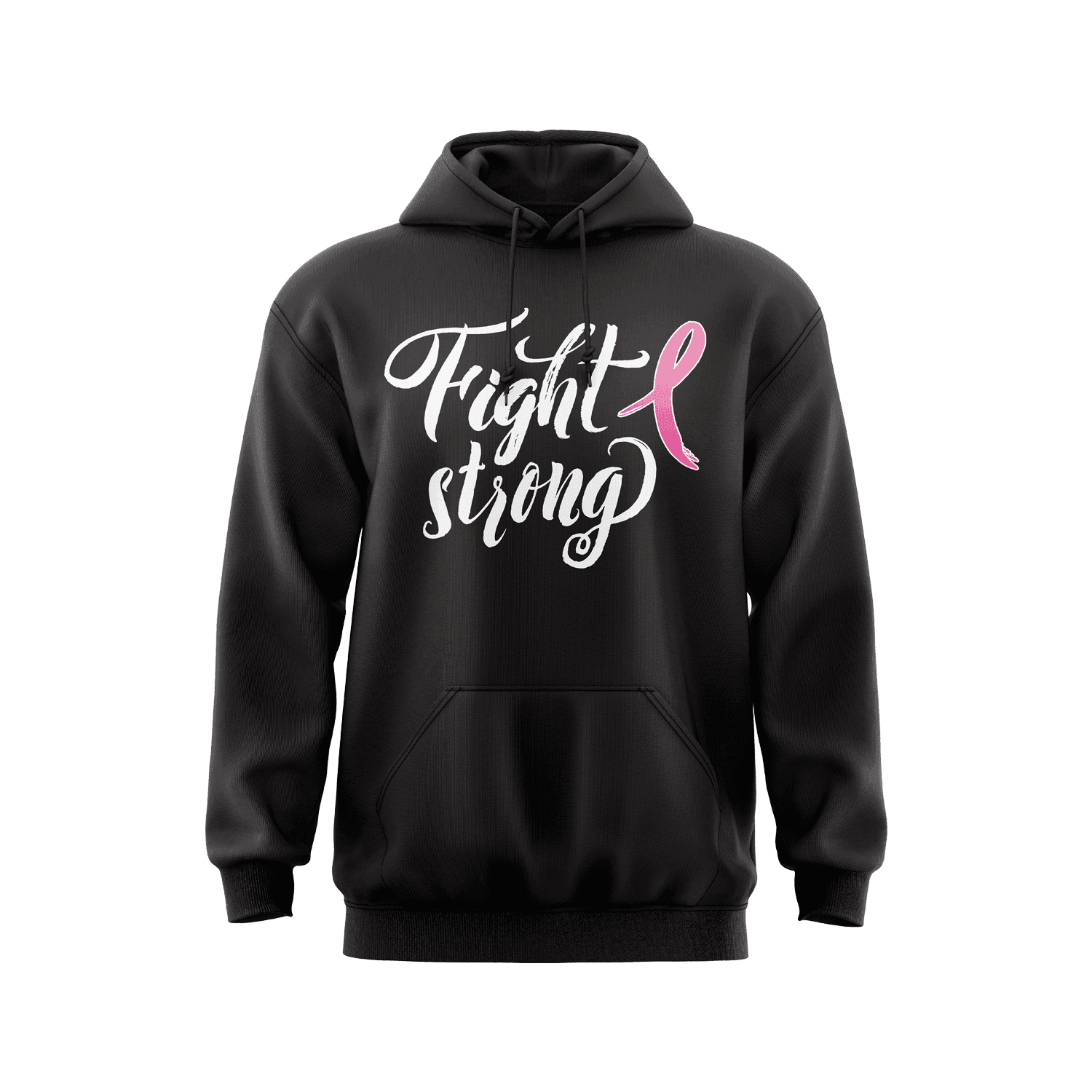 Breast Cancer Awareness Hoodie - Fight Strong - Smash It Sports