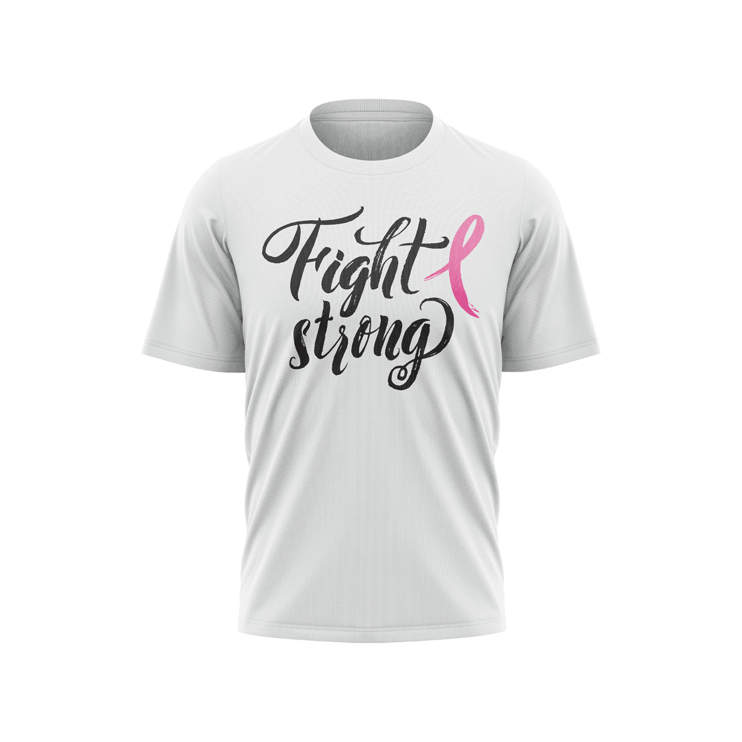 Breast Cancer Awareness Short Sleeve Shirt - Fight Strong - Smash It Sports