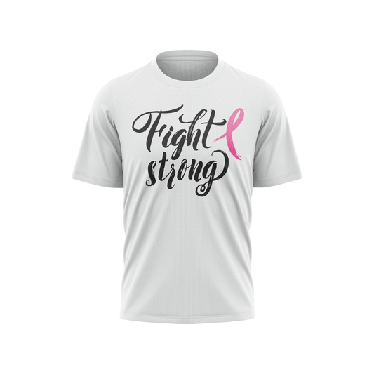 Breast Cancer Awareness Short Sleeve Shirt - Fight Strong - Smash It Sports