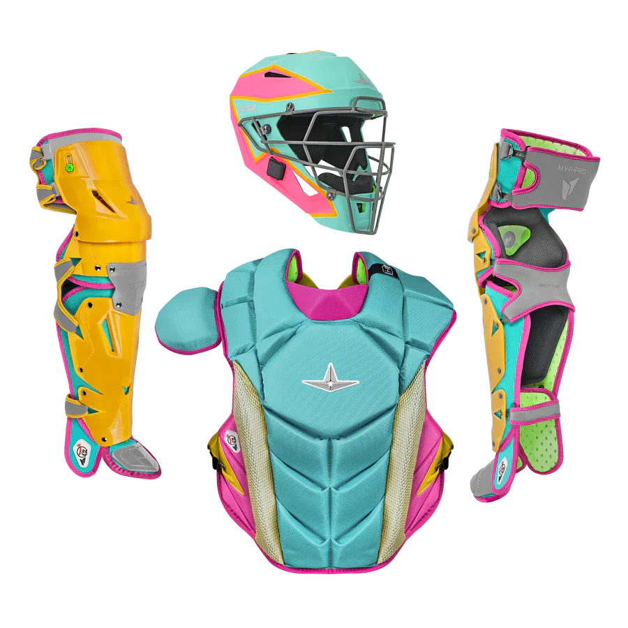 All-Star MVP-Pro Short Fuse Series Catchers Set - Saved By The Bell (Adult/Intermediate/Youth) – Product View | Smash It Spor