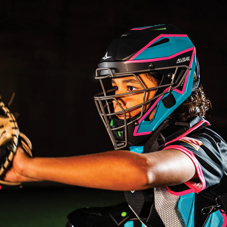 All-Star MVP-Pro Short Fuse Series Catchers Set - Miami Nights (Adult/Intermediate/Youth) – Product View | Smash It Sports