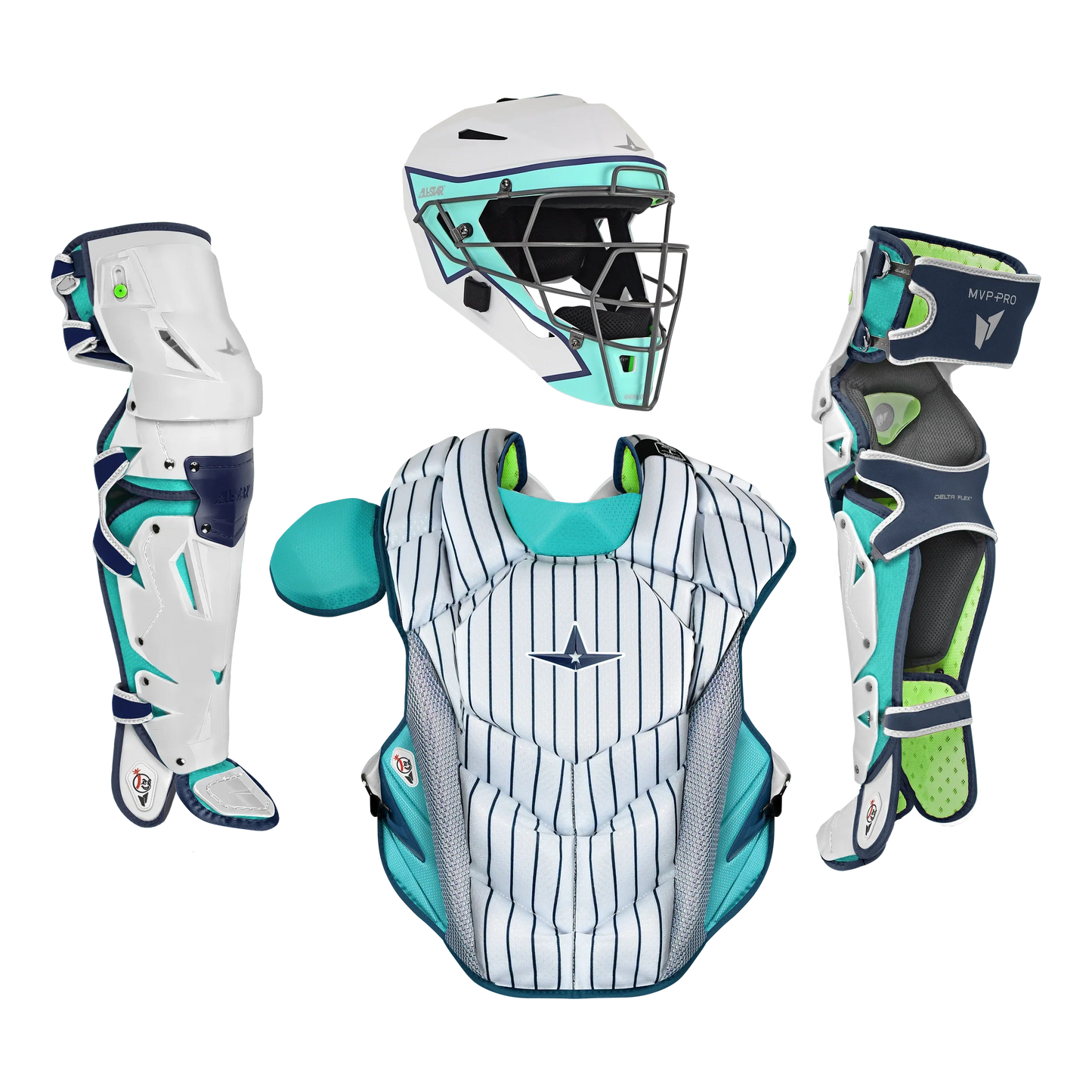 All-Star MVP-Pro Short Fuse Series Catchers Set - New York (Adult/Intermediate/Youth)