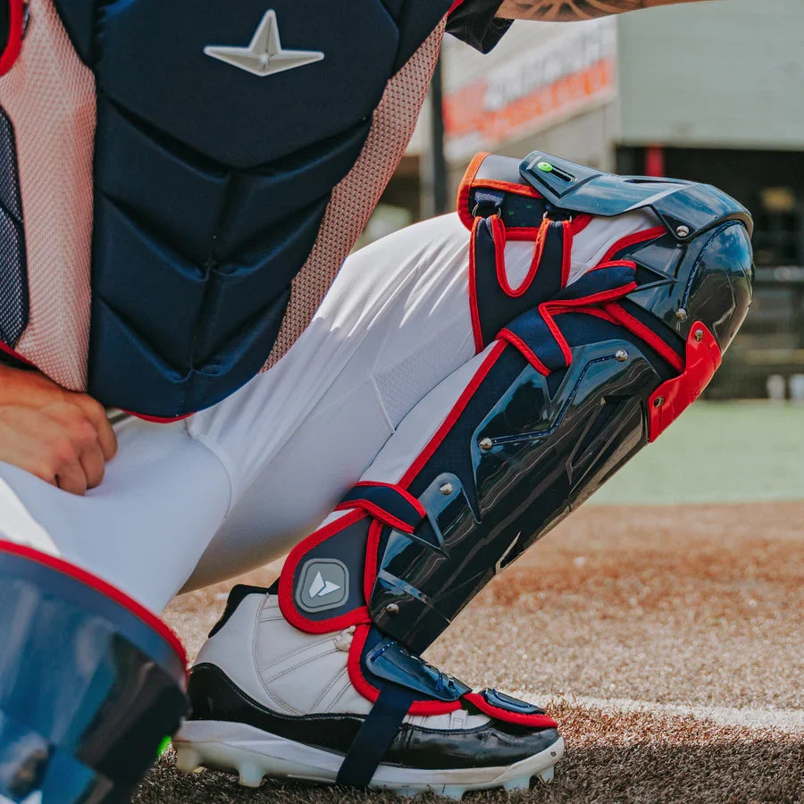 All-Star MVP-PRO Series Youth Catchers Set - Solid Colors – Product View | Smash It Sports | cage, padding, matte