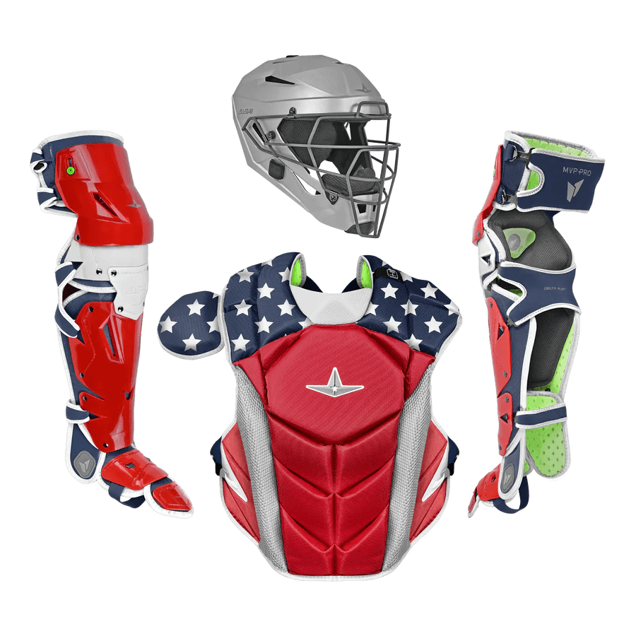 All Star MVP-PRO Series Adult Catchers Set - Solid Colors