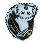 All-Star Pro Elite 34" Black/Sky Blue Catchers Mitt/Glove – Product View | Smash It Sports | leather, steerhide, pro