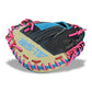 All-Star S7-Elite Pro Travel Fit Catchers Mitt/Glove - Black/Tan/Sky Blue/Pink – Product View | Smash It Sports | leather, pr