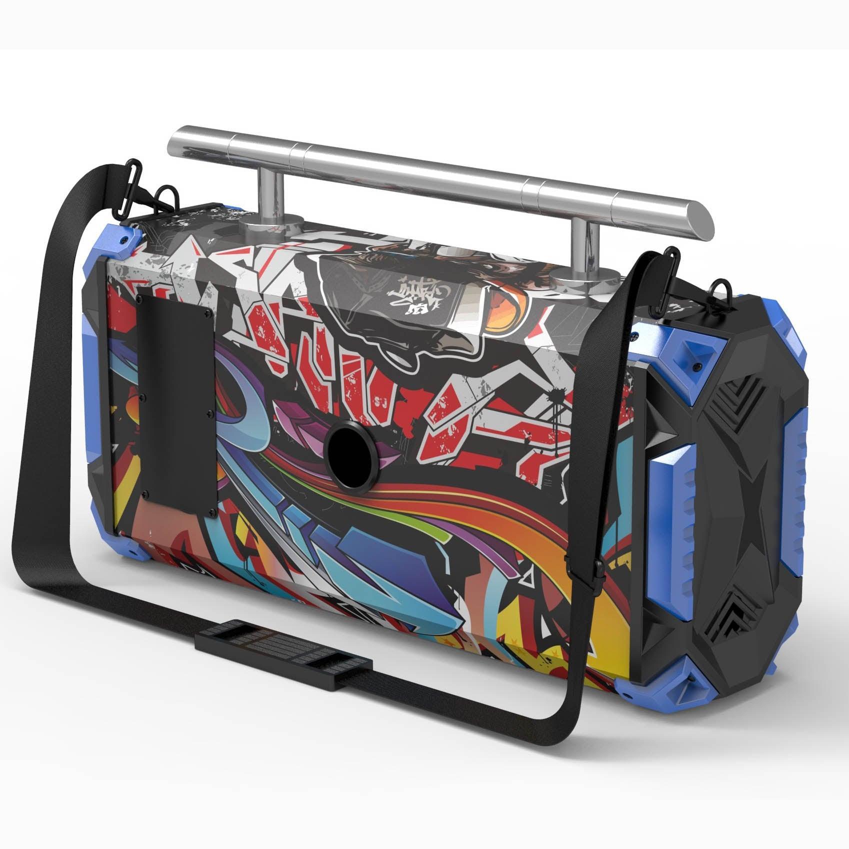 CUSTOM BUMPBOXX FLARE6 BLUETOOTH BOOMBOX – Third View | Smash It Sports | This, Explore, Flare6