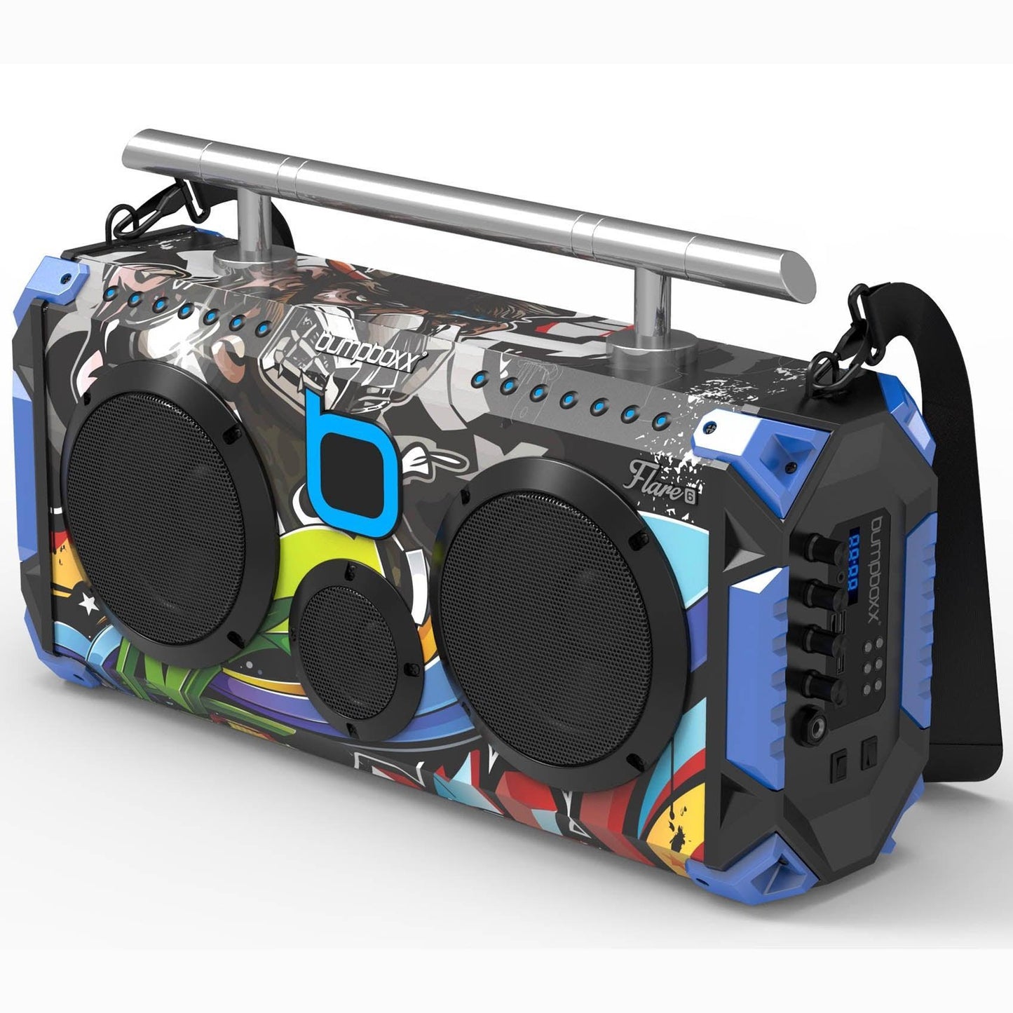 CUSTOM BUMPBOXX FLARE6 BLUETOOTH BOOMBOX – Second View | Smash It Sports | This, Explore, Flare6