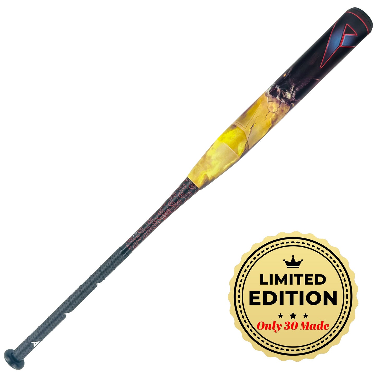 2025 Anarchy Demon Black Limited Edition End Load USA/ASA Slowpitch Softball Bat ASPDMNBL25A – Product View | Smash It Sports