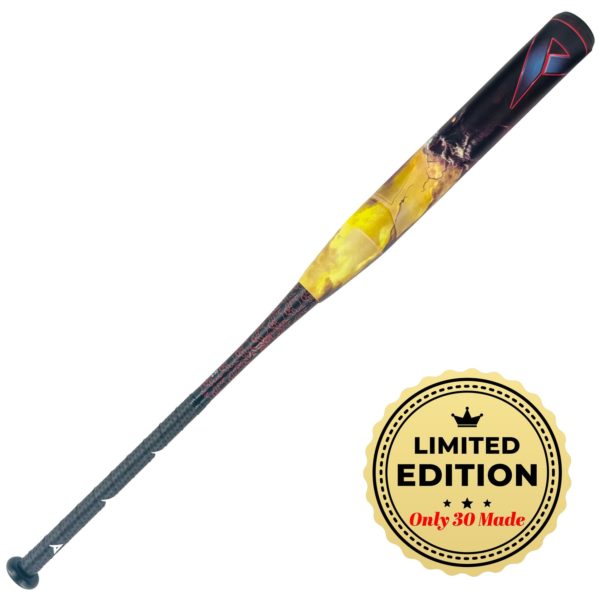 2025 Anarchy Demon Black Limited Edition End Load USA/ASA Slowpitch Softball Bat ASPDMNBL25A – Product View | Smash It Sports