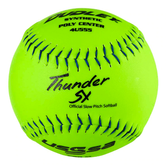 Dudley Thunder SY Synthetic Pro-M 44/375 USSSA 12" Slowpitch Softballs - 4U555 - Smash It Sports