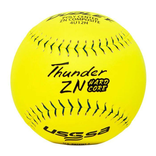 Dudley Thunder ZN Hardcore 44/375 USSSA 12" Slowpitch Softballs - 4U12H - Smash It Sports