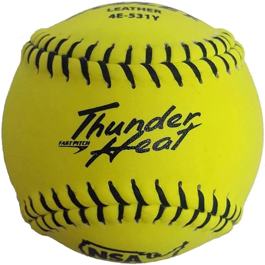 Dudley 11" NSA Thunder Heat Leather Fastpitch Softballs - 4A-531