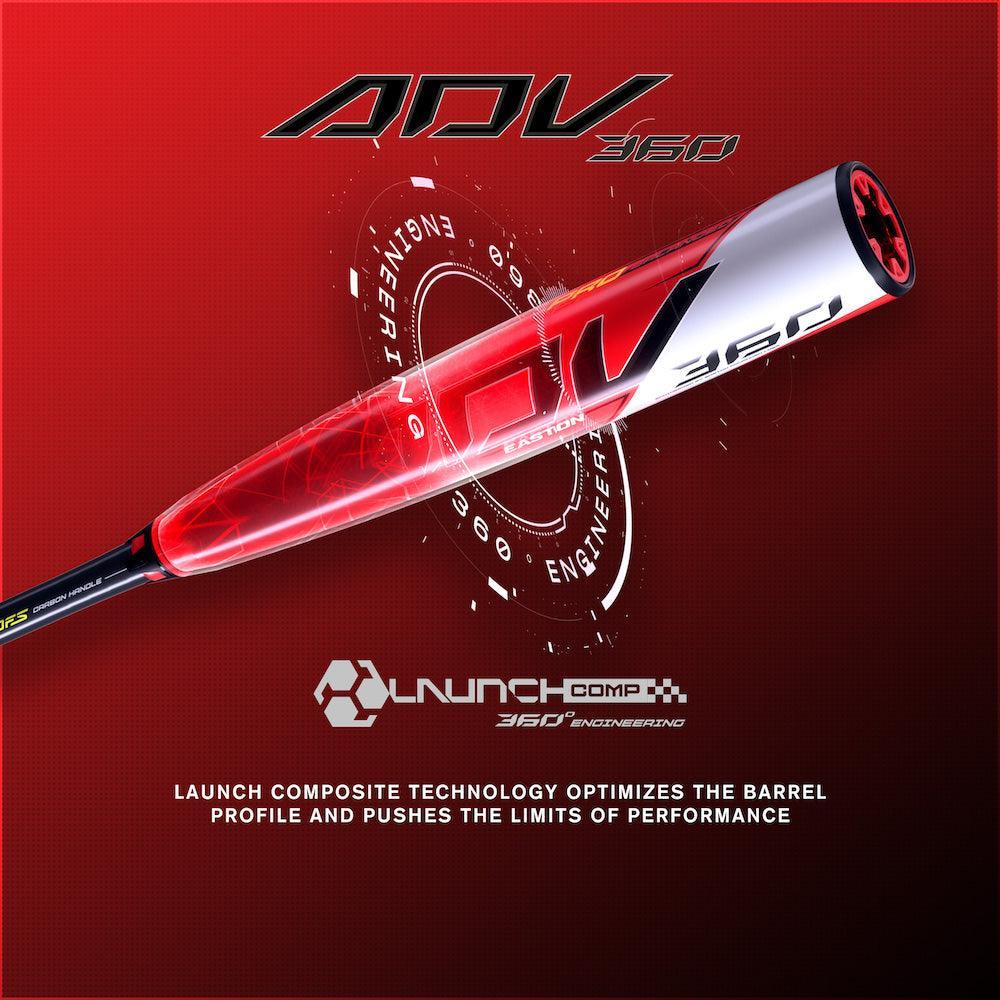 Easton ADV 360 Pro Balanced -3 BBCOR Baseball Bat BB20ADV – Sixth View | Smash It Sports