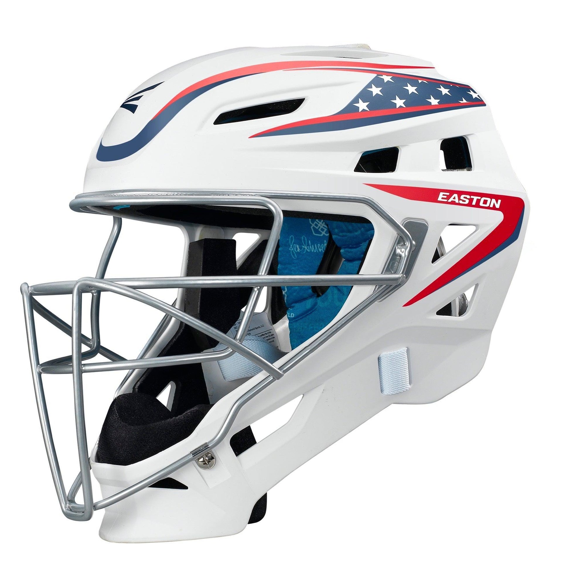Easton Jen Schro The Very Best Fast Pitch Catcher's Set - Stars and Stripes – Second View | Smash It Sports