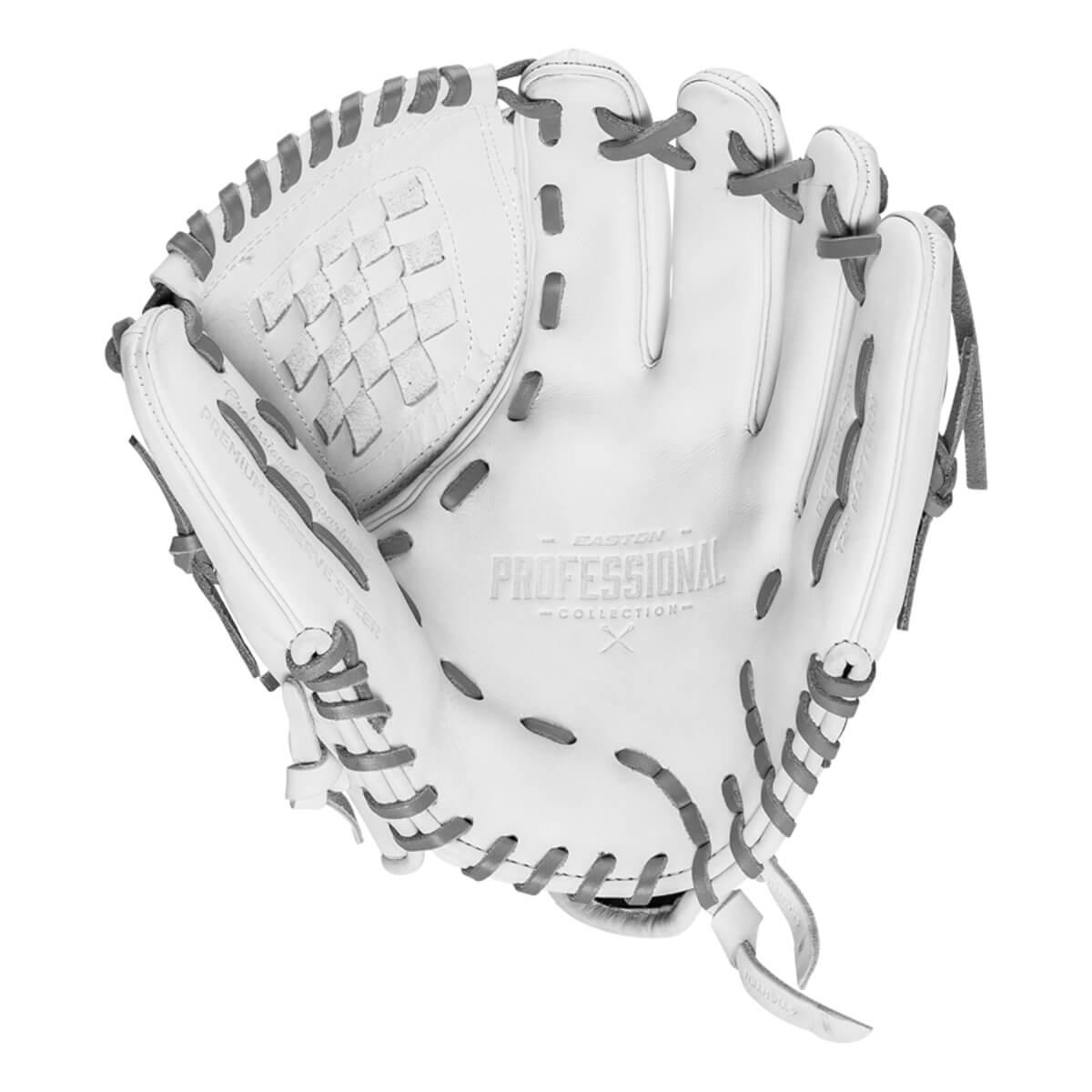 Easton Pro Collection 12" Fastpitch Softball Glove - PCFP120-3W – Product View | Smash It Sports | leather, cowhide, steerhid