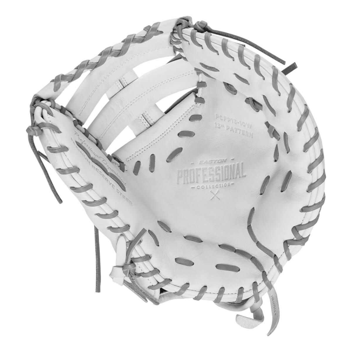 Easton Pro Collection 13" Fastpitch Softball First Base Mitt/Glove - PCFP13-10W – Product View | Smash It Sports | leather, c