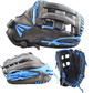 Easton Small Batch No. 58 Slowpitch Softball Glove - Black/Royal – Specs Overview | Smash It Sports | leather, cowhide, pro