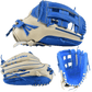 Easton Small Batch No. 69 Slowpitch Softball Glove - Grey/Royal – Specs Overview | Smash It Sports | leather, cowhide, pro
