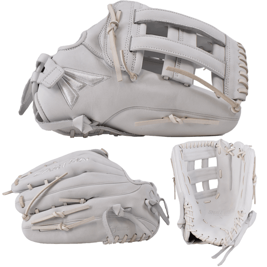 Easton Small Batch No. 70 LHT Slowpitch Softball Glove - White/White - Smash It Sports