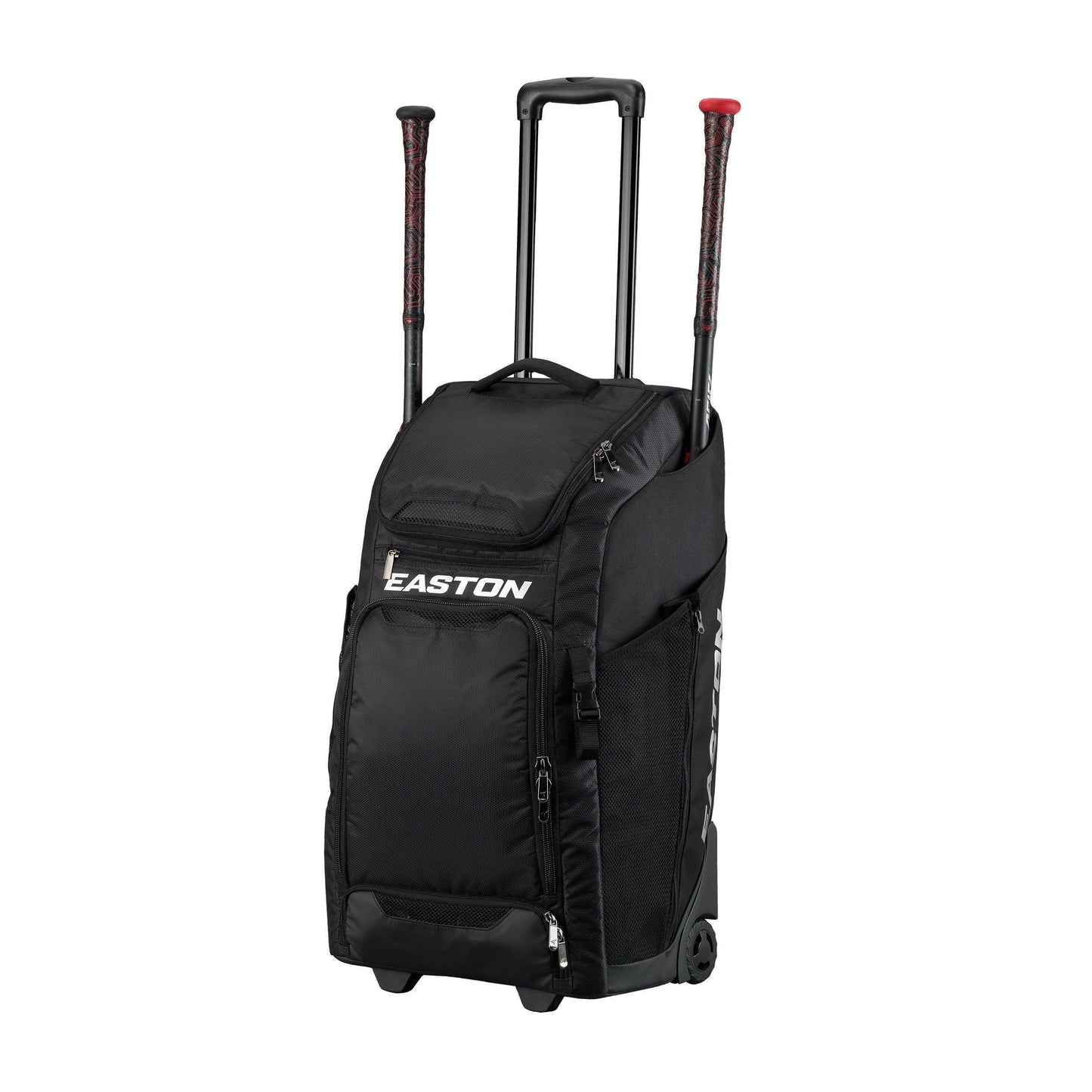 Easton Wheeled Catcher's Bag (Black) – Primary View | Smash It Sports | Easton, Catchers Wheeled, Featuring