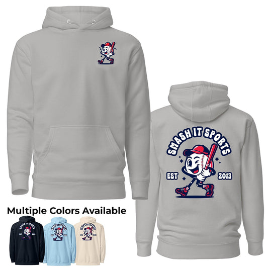 Element Fleece Hoodie - Smashie (Navy/Red) - Smash It Sports
