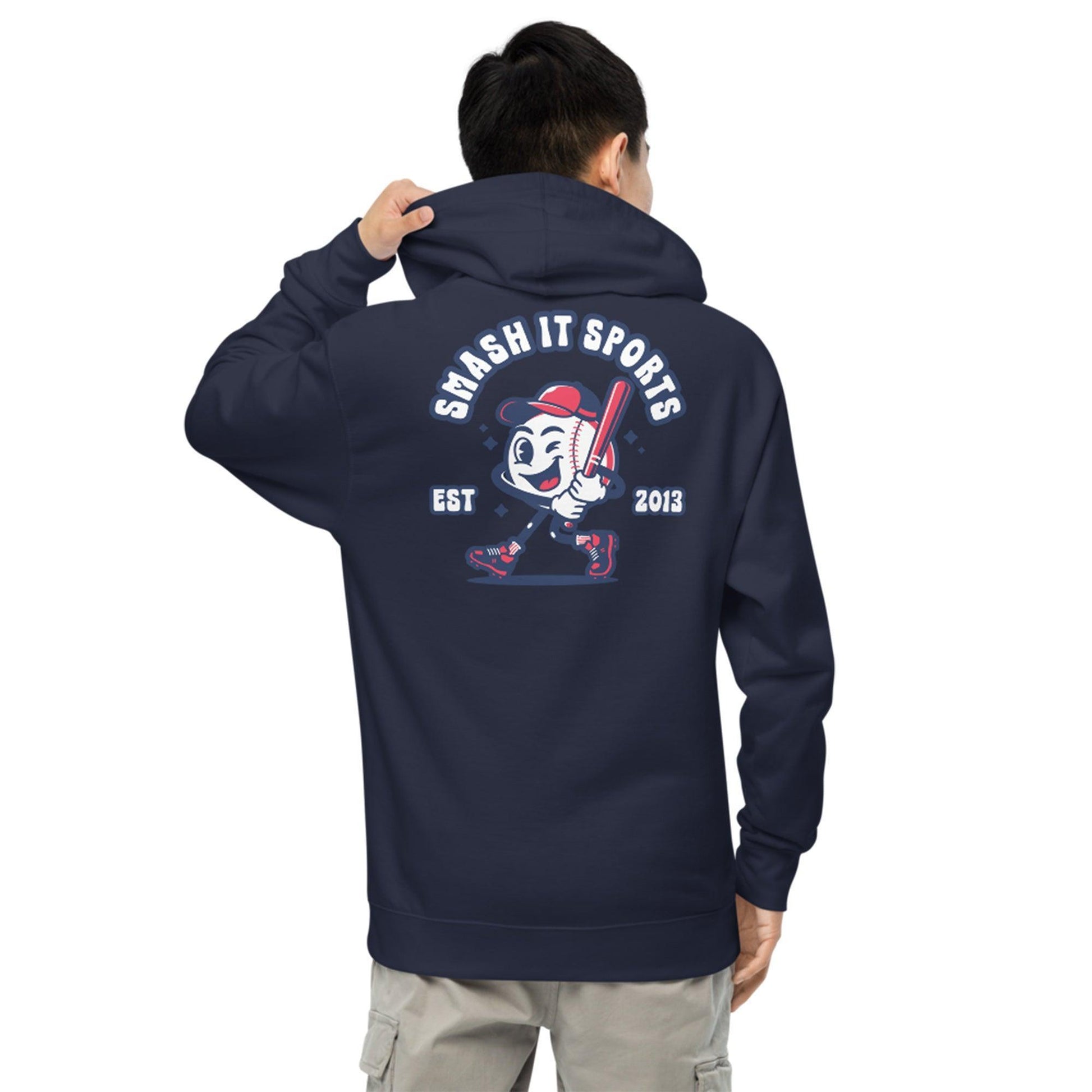 Element Fleece Hoodie - Smashie (Navy/Red) - Smash It Sports