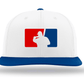 Fat Guy BP Fitted Hat - PTS30 (Red/White/Royal) - Smash It Sports