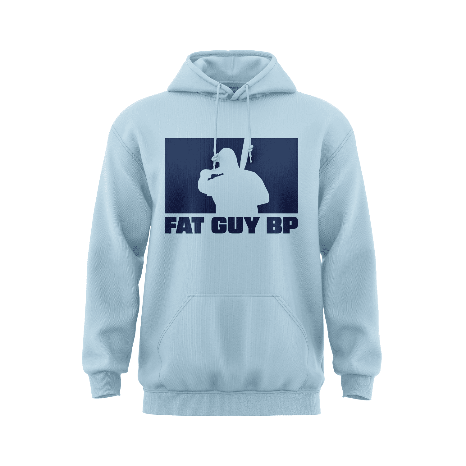 Fat Guy BP Hoodie - Aqua Blue - Smash It Sports