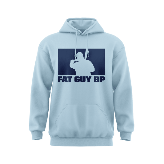 Fat Guy BP Hoodie - Aqua Blue - Smash It Sports